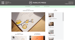 Desktop Screenshot of parklifepress.com
